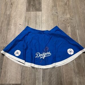 Los Angeles Dodgers Blue Baseball Skirt handmade pleated fan wear